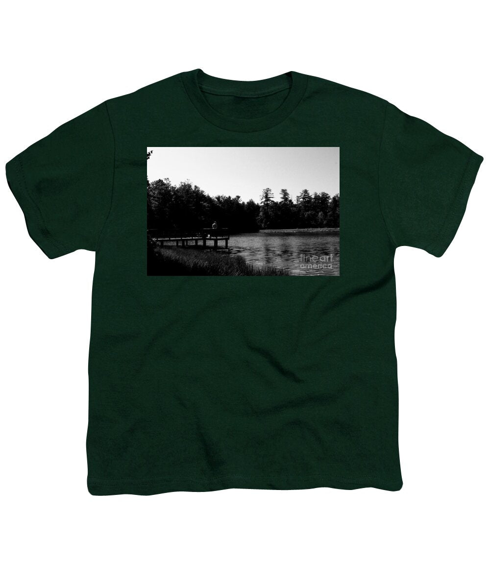 Tranquil Lakeside Afternoon - Youth T-Shirt