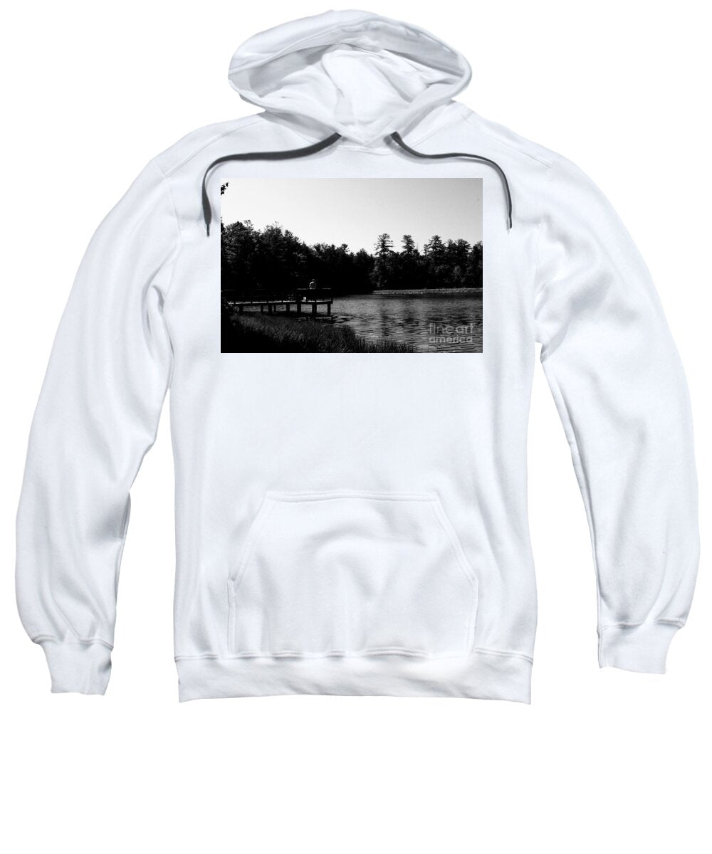 Tranquil Lakeside Afternoon - Sweatshirt