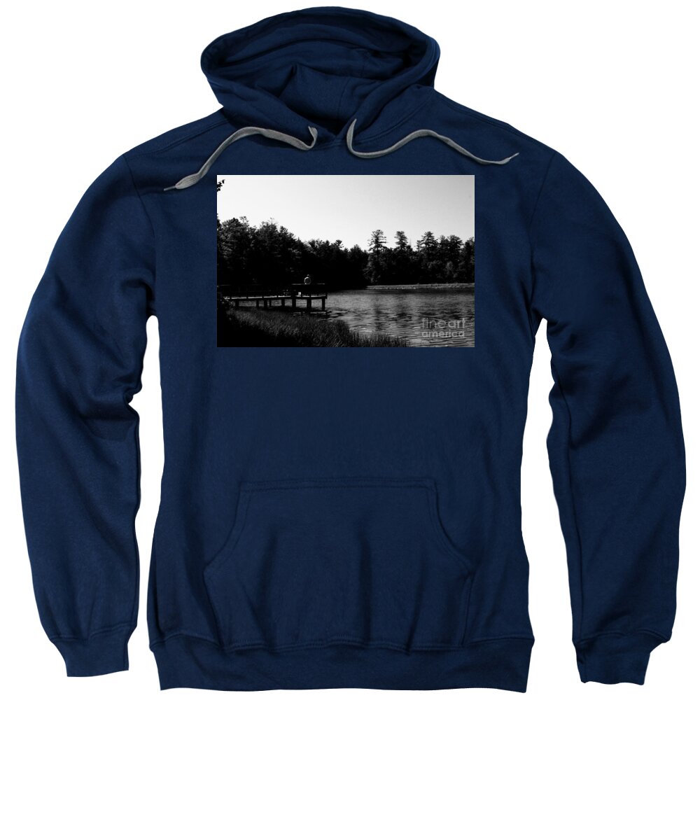 Tranquil Lakeside Afternoon - Sweatshirt
