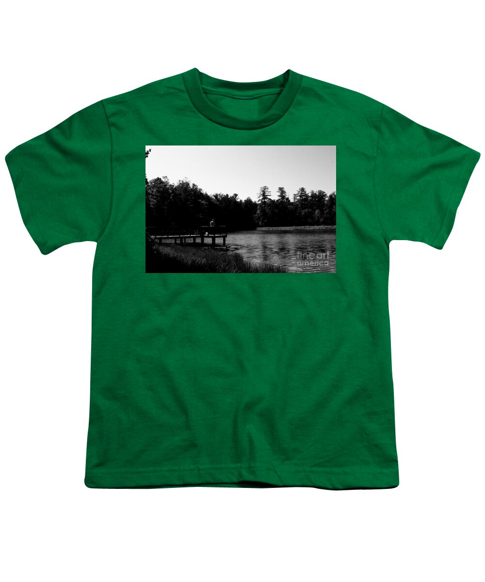 Tranquil Lakeside Afternoon - Youth T-Shirt