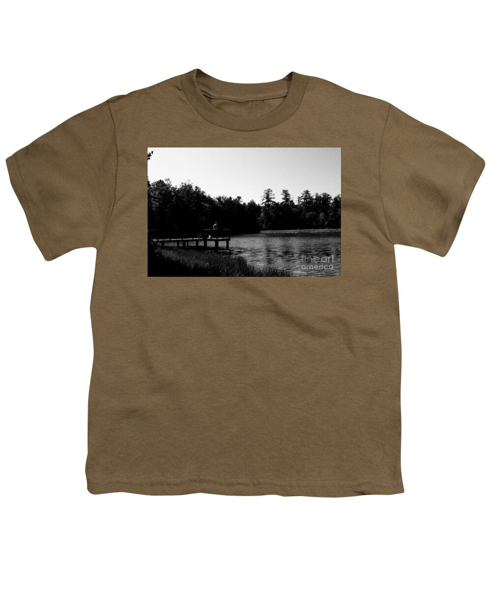 Tranquil Lakeside Afternoon - Youth T-Shirt