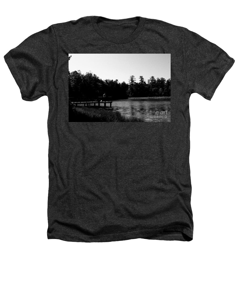 Tranquil Lakeside Afternoon - Heathers T-Shirt