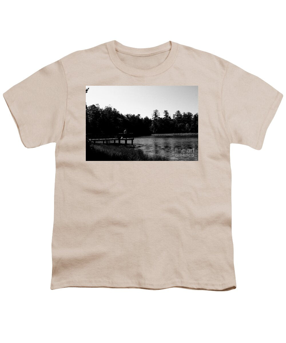 Tranquil Lakeside Afternoon - Youth T-Shirt