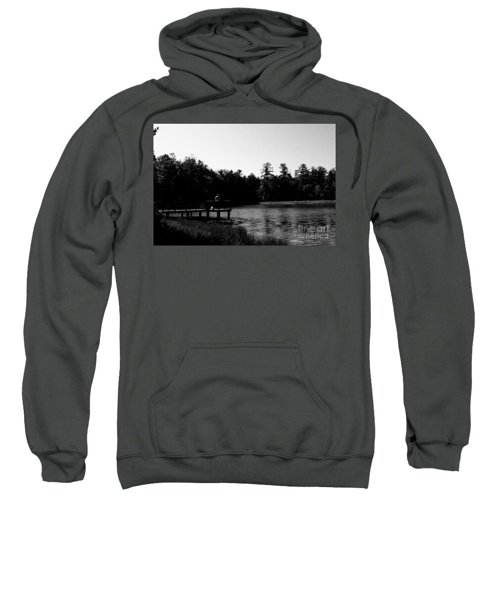 Tranquil Lakeside Afternoon - Sweatshirt
