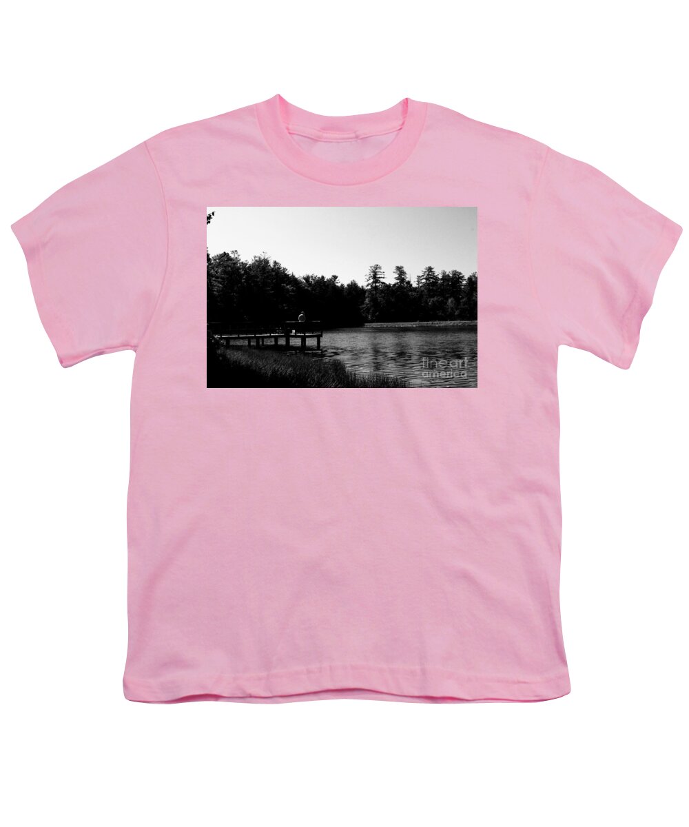 Tranquil Lakeside Afternoon - Youth T-Shirt