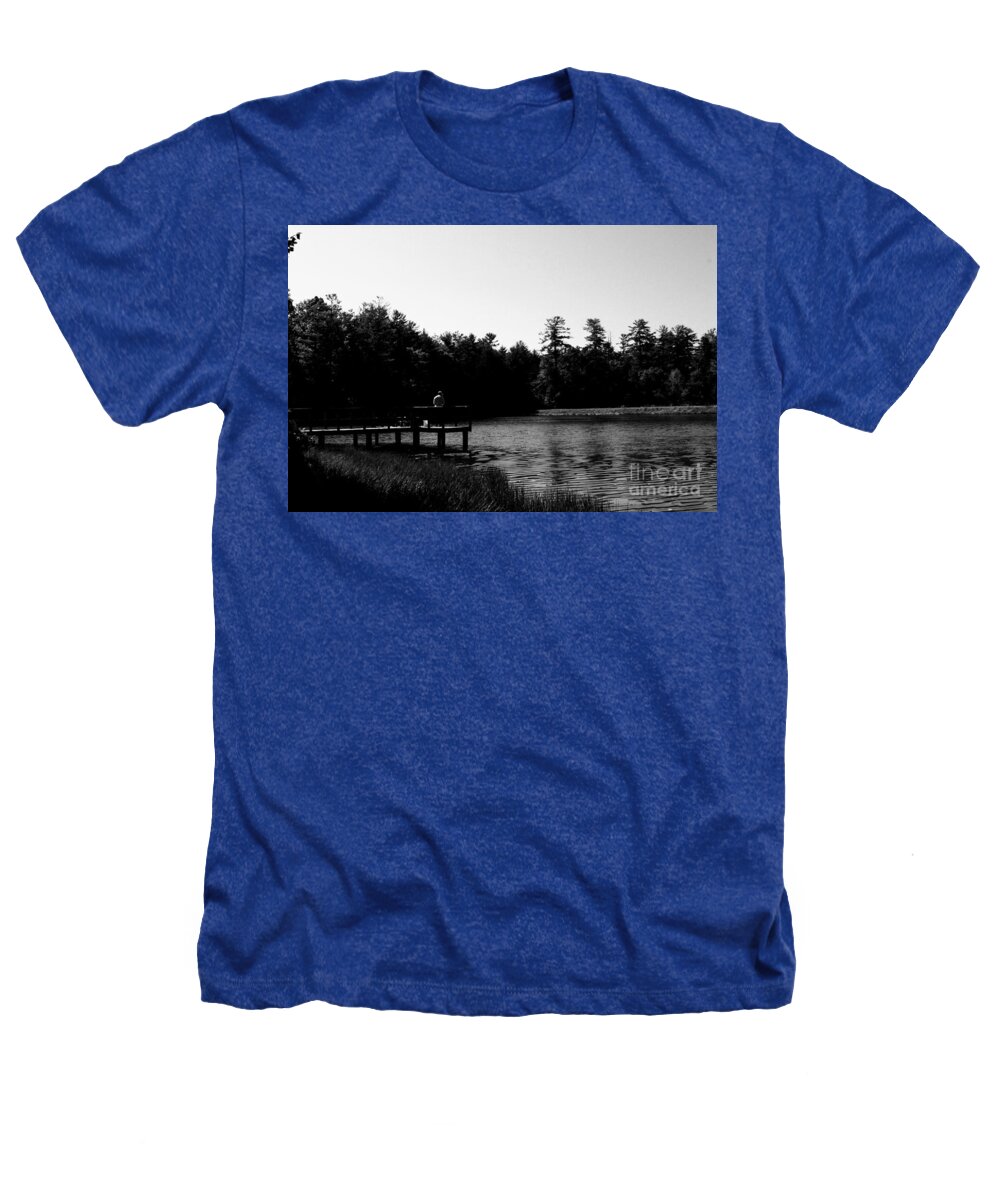 Tranquil Lakeside Afternoon - Heathers T-Shirt