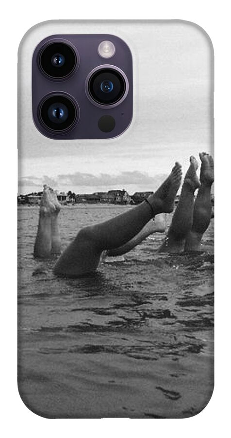 Upside Down Swimmers in the Sea - Phone Case