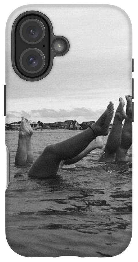 Upside Down Swimmers in the Sea - Phone Case