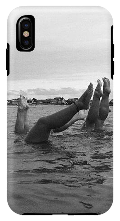 Upside Down Swimmers in the Sea - Phone Case