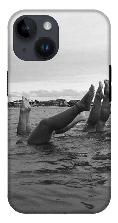 Upside Down Swimmers in the Sea - Phone Case