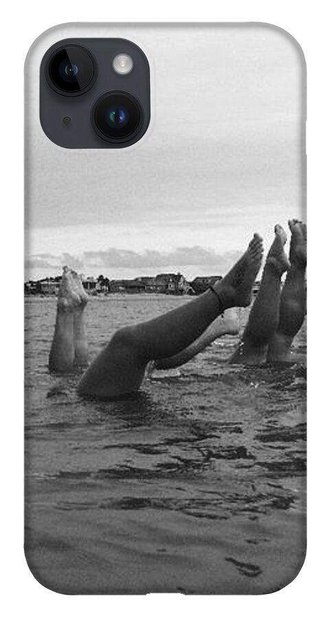 Upside Down Swimmers in the Sea - Phone Case