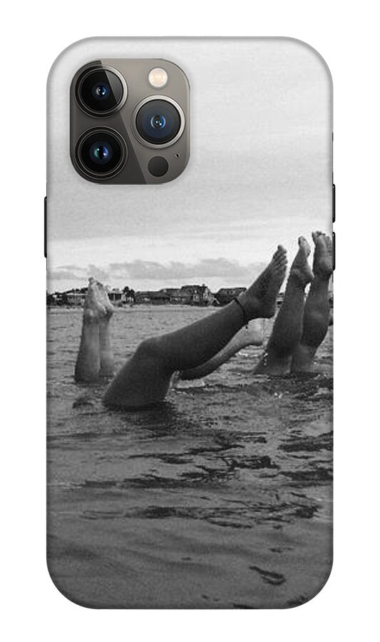 Upside Down Swimmers in the Sea - Phone Case