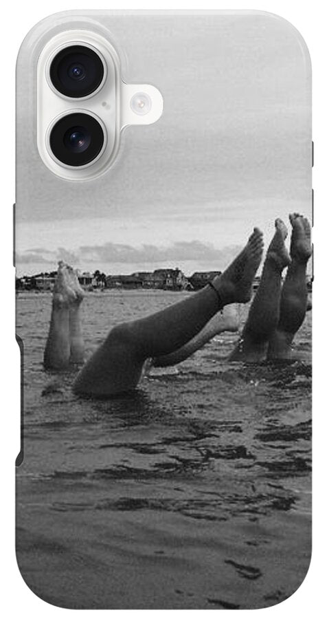 Upside Down Swimmers in the Sea - Phone Case