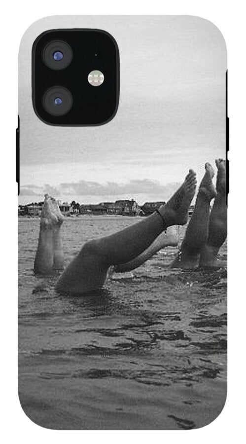 Upside Down Swimmers in the Sea - Phone Case