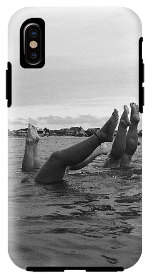 Upside Down Swimmers in the Sea - Phone Case
