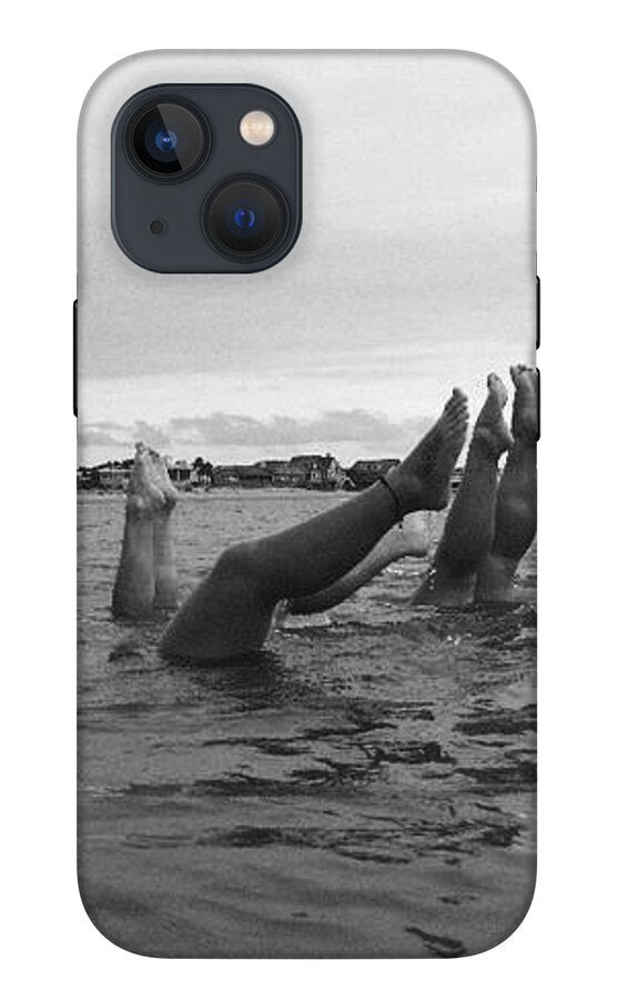Upside Down Swimmers in the Sea - Phone Case