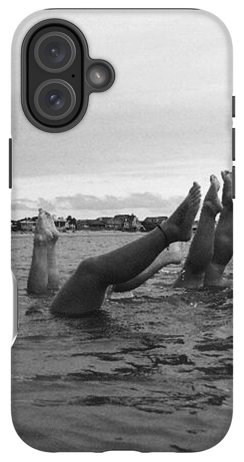 Upside Down Swimmers in the Sea - Phone Case
