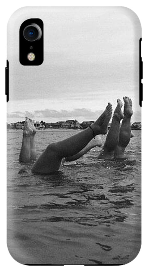 Upside Down Swimmers in the Sea - Phone Case