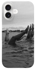 Upside Down Swimmers in the Sea - Phone Case