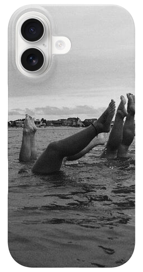 Upside Down Swimmers in the Sea - Phone Case