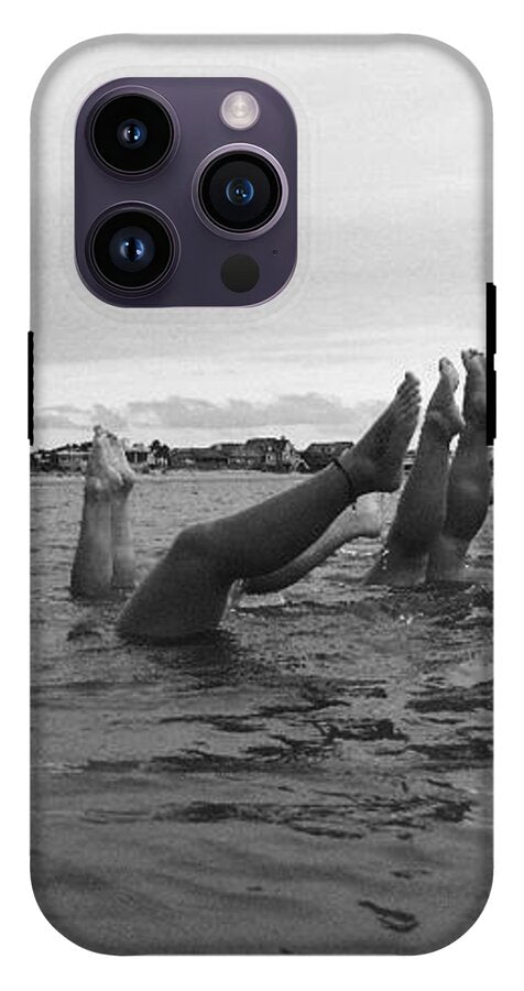 Upside Down Swimmers in the Sea - Phone Case