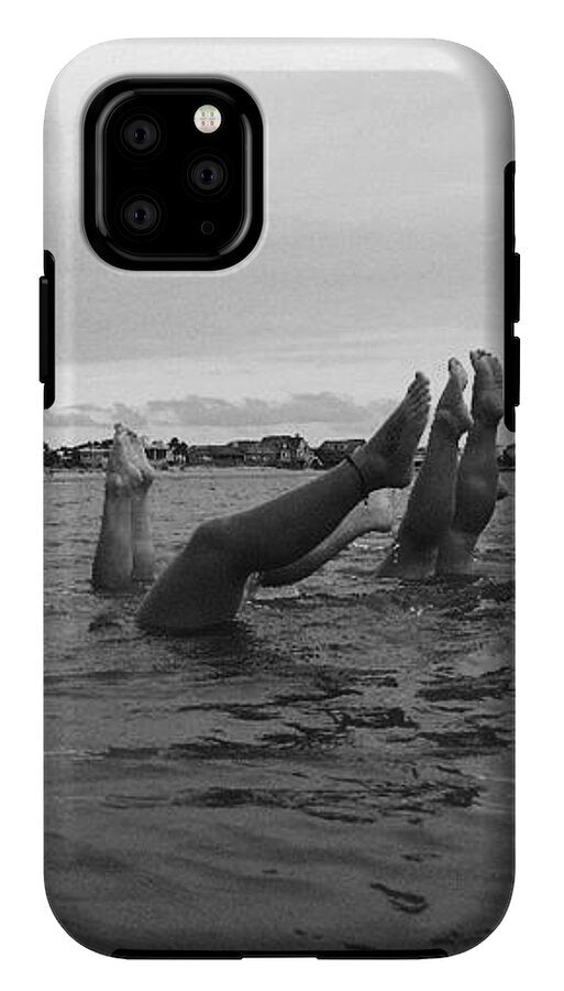 Upside Down Swimmers in the Sea - Phone Case