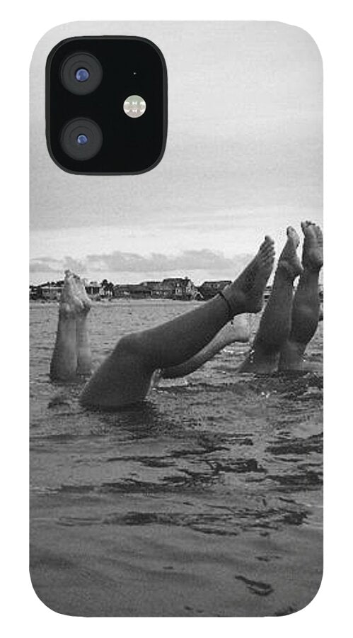 Upside Down Swimmers in the Sea - Phone Case