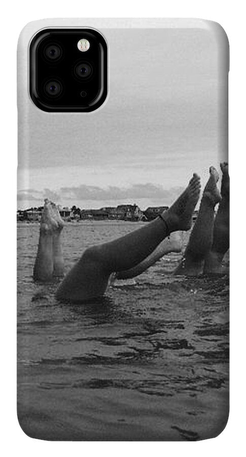 Upside Down Swimmers in the Sea - Phone Case