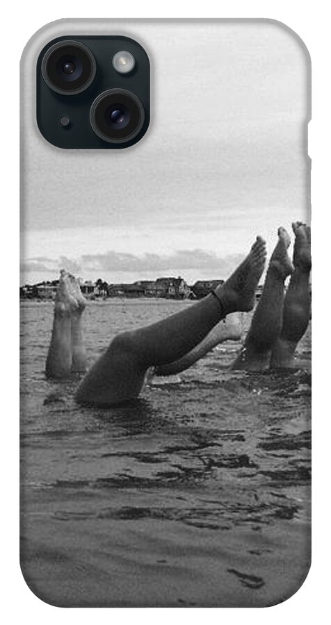 Upside Down Swimmers in the Sea - Phone Case