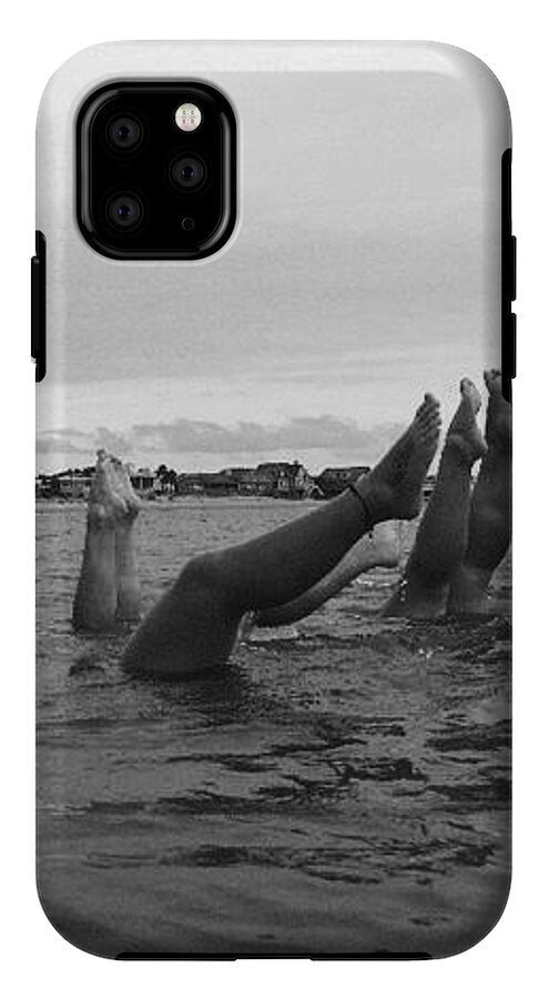 Upside Down Swimmers in the Sea - Phone Case