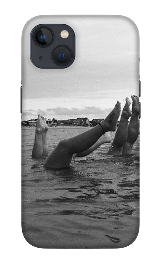 Upside Down Swimmers in the Sea - Phone Case