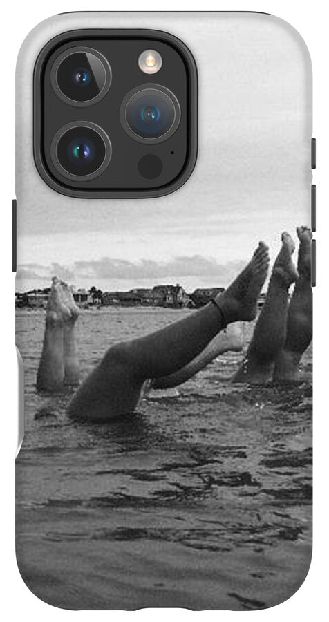 Upside Down Swimmers in the Sea - Phone Case