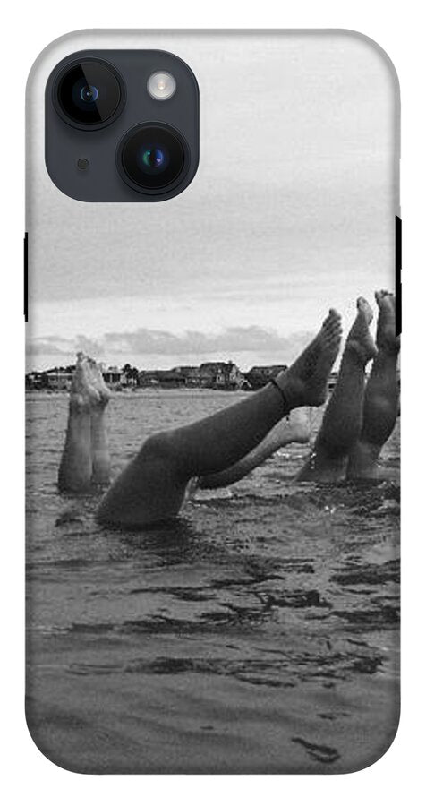 Upside Down Swimmers in the Sea - Phone Case