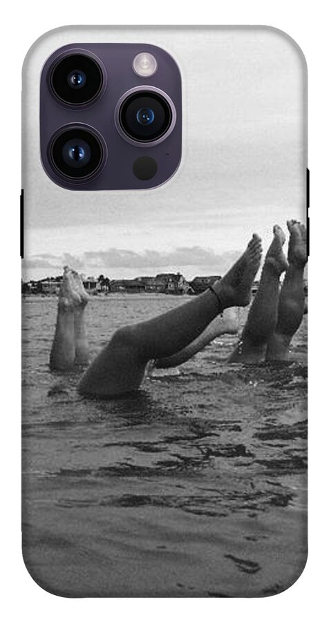 Upside Down Swimmers in the Sea - Phone Case