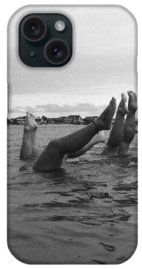 Upside Down Swimmers in the Sea - Phone Case