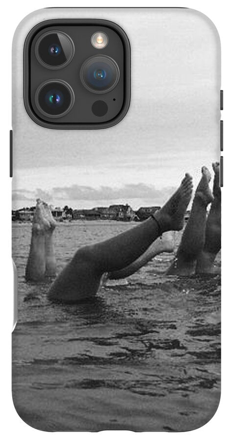 Upside Down Swimmers in the Sea - Phone Case