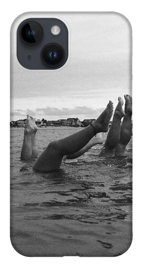 Upside Down Swimmers in the Sea - Phone Case