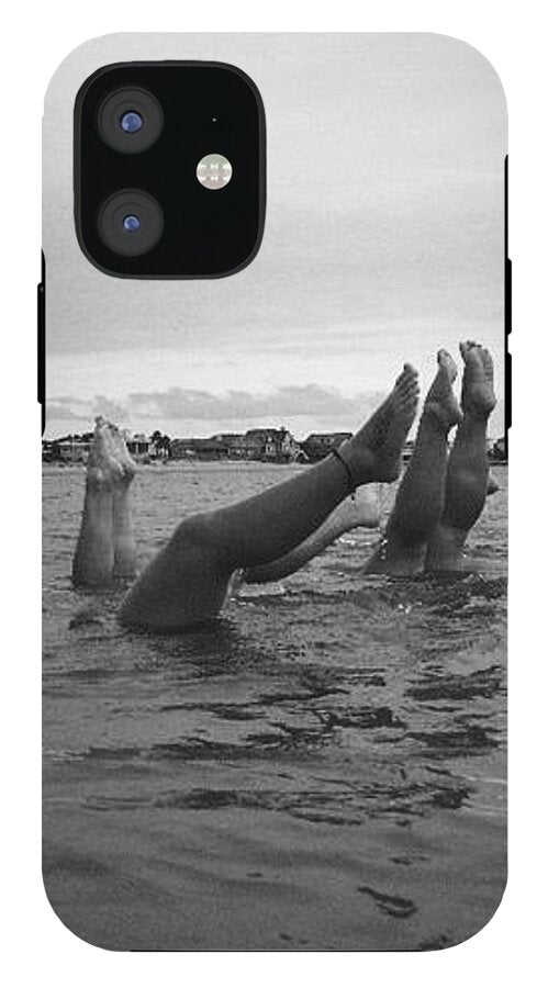 Upside Down Swimmers in the Sea - Phone Case