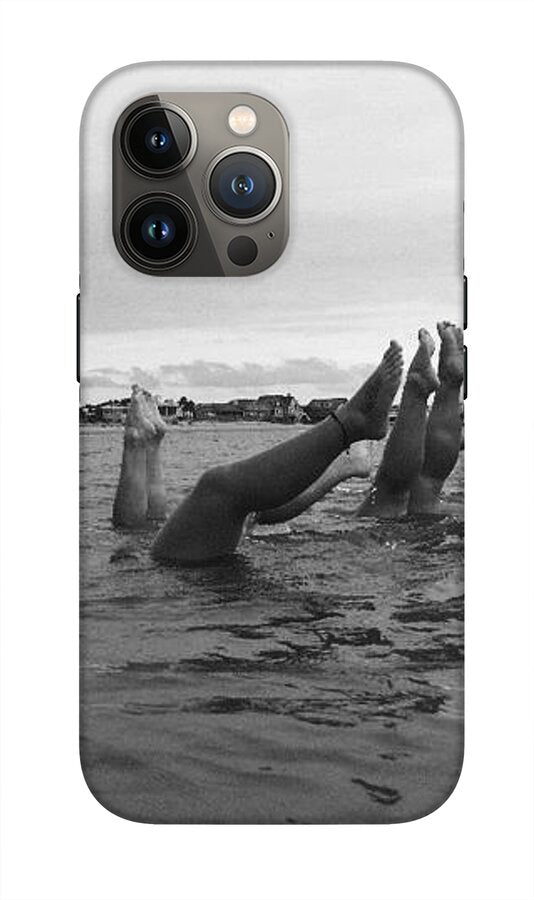 Upside Down Swimmers in the Sea - Phone Case
