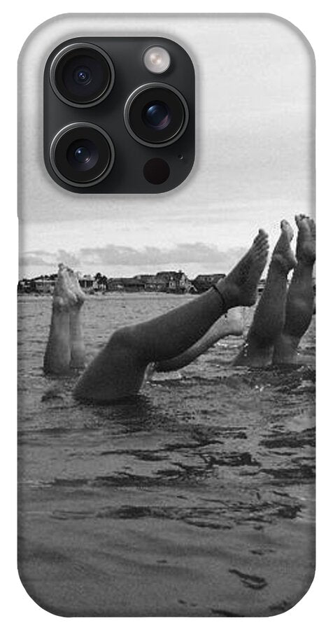 Upside Down Swimmers in the Sea - Phone Case