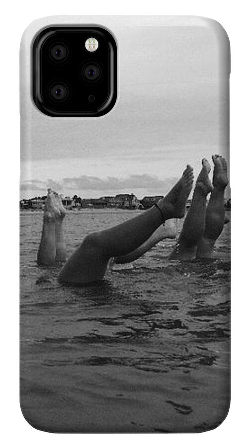 Upside Down Swimmers in the Sea - Phone Case