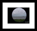 View Through a Circular Window - Framed Print