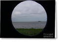 View Through a Circular Window - Greeting Card